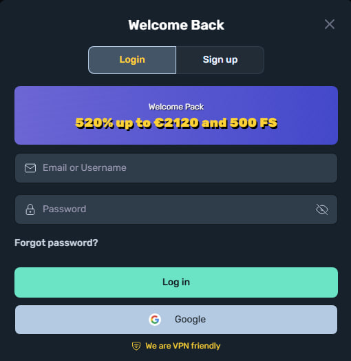 Connexion — SpinsBro Casino